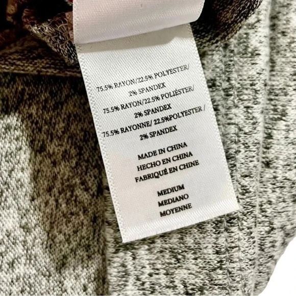 Rails Leigh Melange Grey Long Sleeve Top - Picture 5 of 6